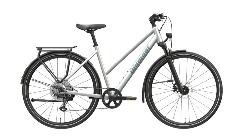 Diamant Mahon Trip Plus MS Cityrad Trapez 28" halbmond metallic