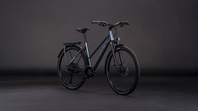 Cube Kathmandu EXC Trekkingrad Trapeze 28" metallicgrey´n´chrome