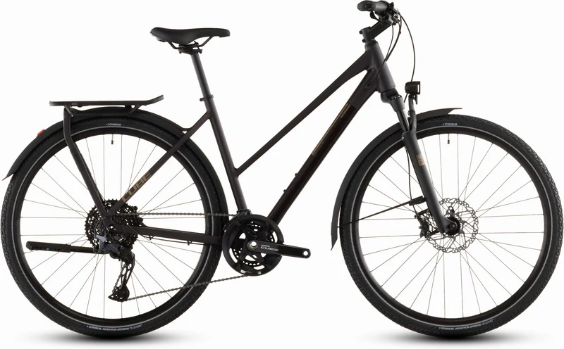 Cube Kathmandu SLX Trekkingrad Trapeze 28" solareclipse´n´gold