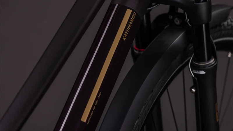 Cube Kathmandu SLX Trekkingrad Trapeze 28" solareclipse´n´gold