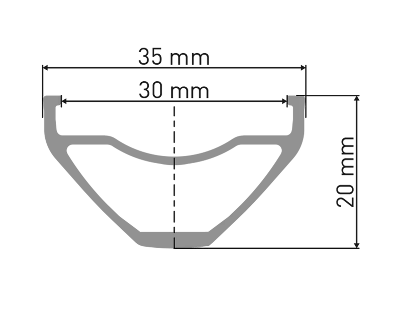 DT Swiss 29", schwarz, 28 Loch,622-30, VL 6,5mm Felge DT Swiss F 572 DB