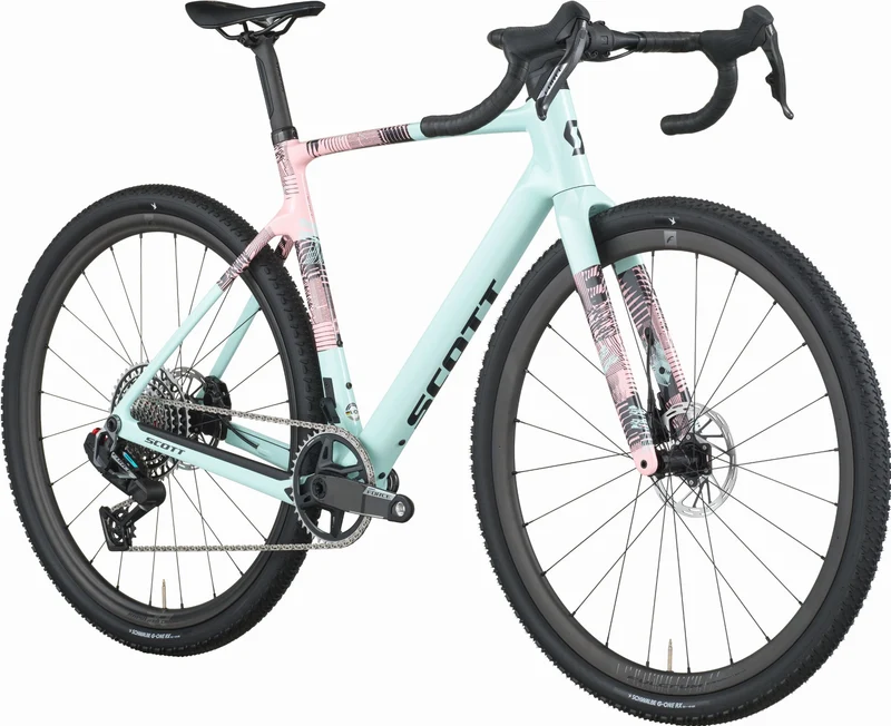 Scott Addict Gravelbike 10 Diamant 28" gelato blue/gelato pink