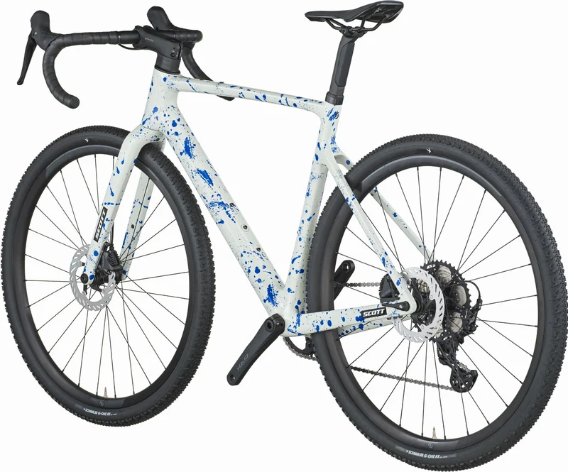 Scott Addict Gravelbike 30 Diamant 28" white/splatter blue
