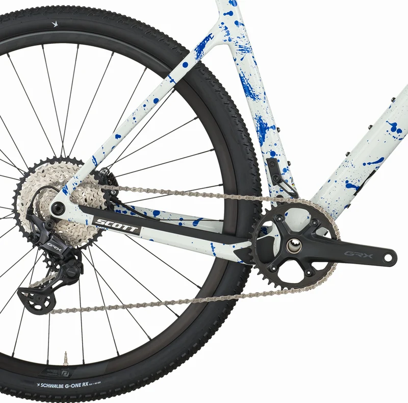 Scott Addict Gravelbike 30 Diamant 28" white/splatter blue