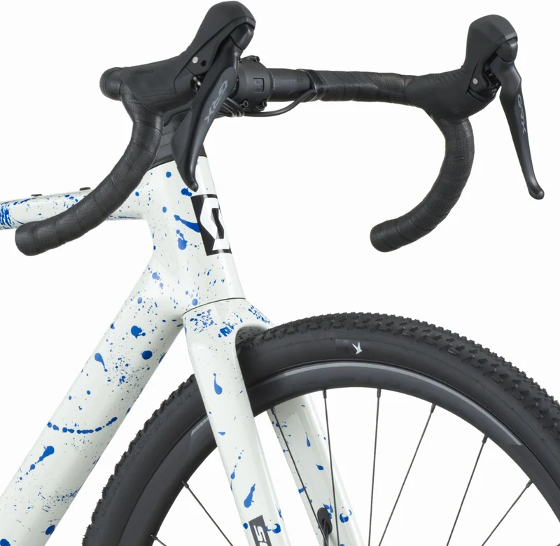 Scott Addict Gravelbike 30 Diamant 28" white/splatter blue