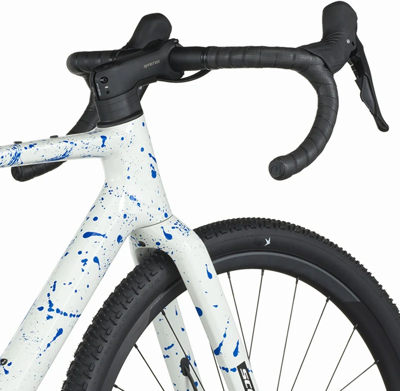 Scott Addict Gravelbike 30 Diamant 28" white/splatter blue