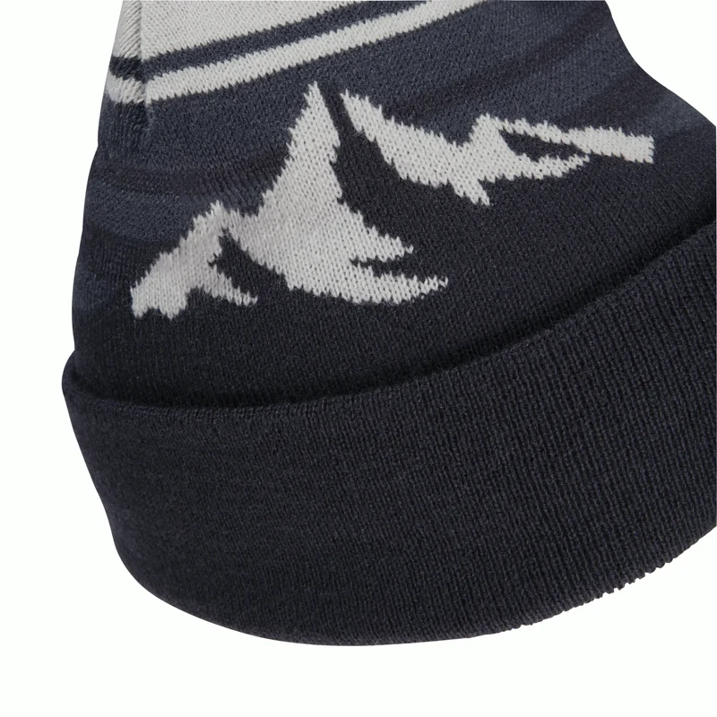 STRIPY POMPOM BEANIE K