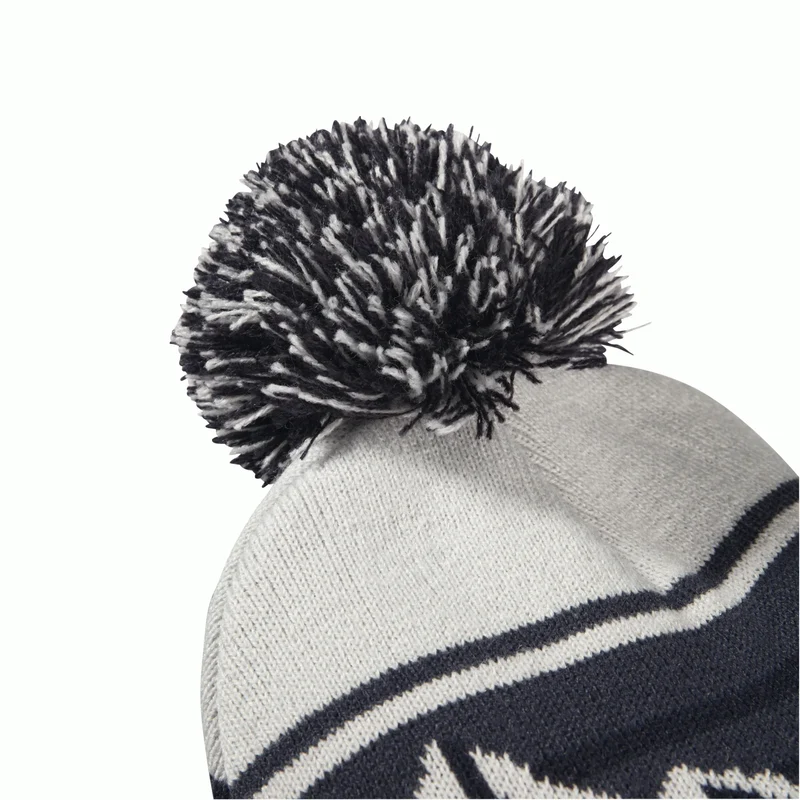 STRIPY POMPOM BEANIE K