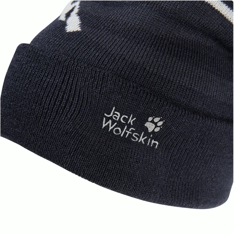 STRIPY POMPOM BEANIE K