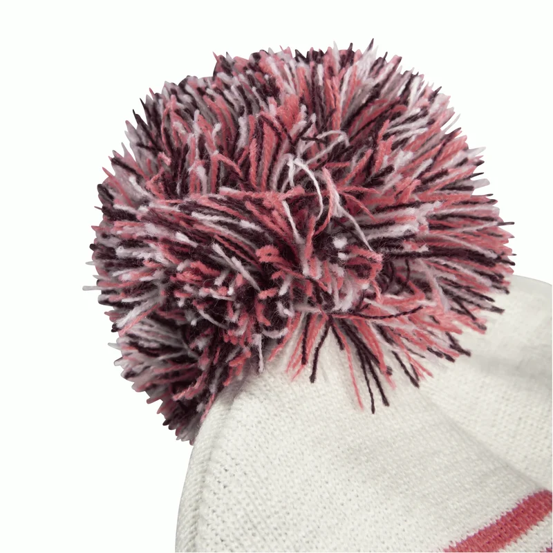 STRIPY POMPOM BEANIE K