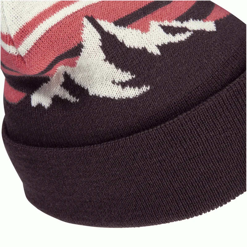 STRIPY POMPOM BEANIE K