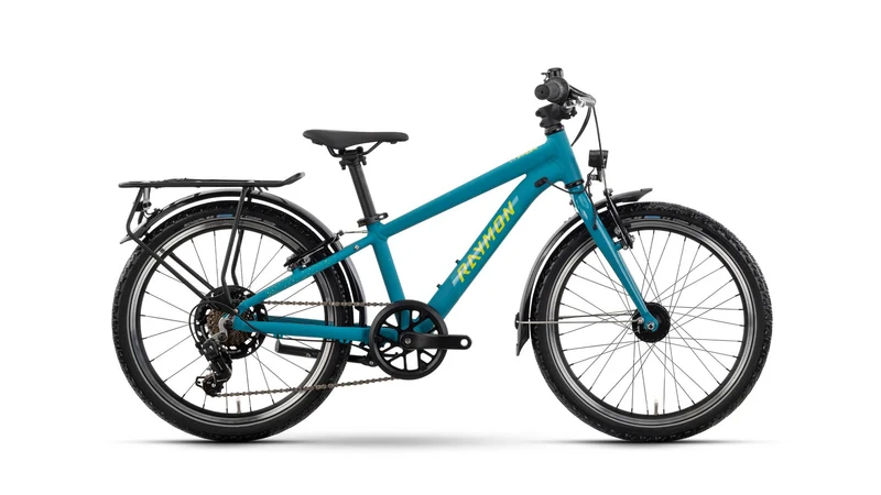 Raymon Yanga Pro Street Kinderrad Diamant 20" turquise/lime one size