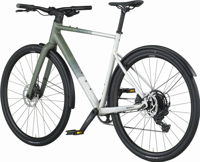 Scott Metrix 30 EQ Fitnessbike Diamant 28" alloy silver/wenge green