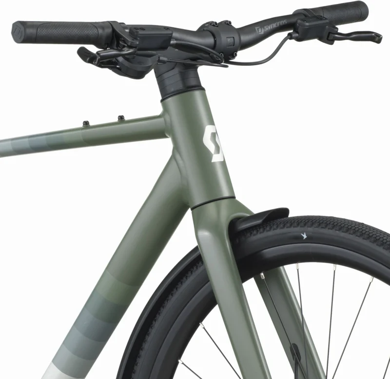 Scott Metrix 30 EQ Fitnessbike Diamant 28" alloy silver/wenge green
