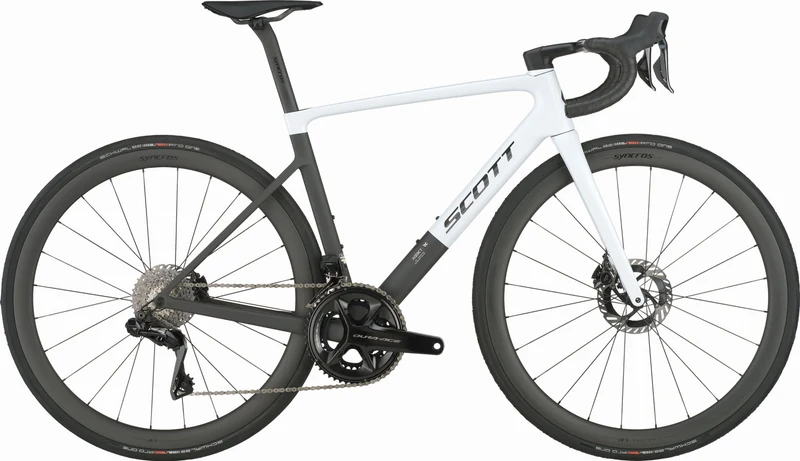 Scott Addict RC Pro Rennrad Diamant 28" cumulus white/carbon black