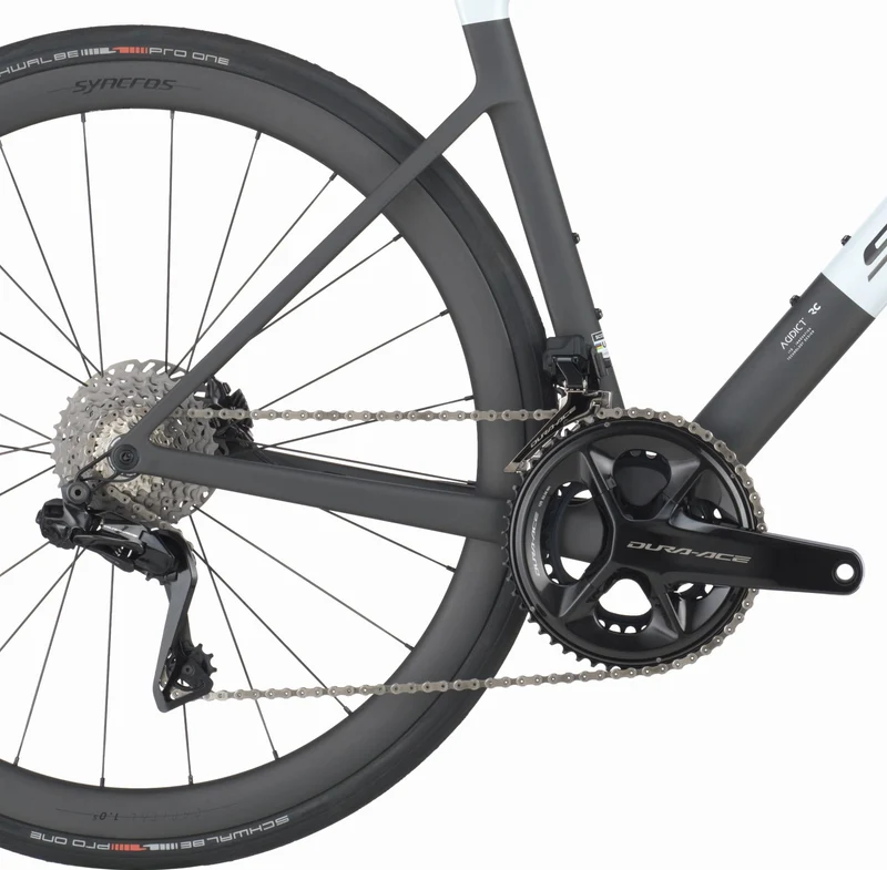 Scott Addict RC Pro Rennrad Diamant 28" cumulus white/carbon black