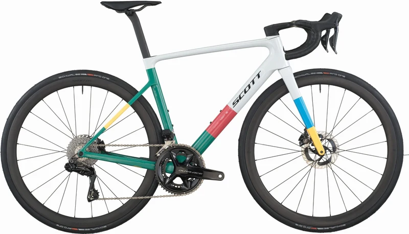 Scott Addict RC Pro Rennrad Diamant 28" beluga grey/seashore green