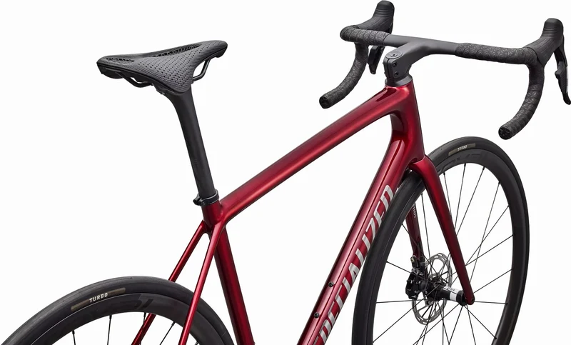 Specialized Aethos 2 Pro AXS Rennrad Diamant 28" Gloss Red Sky/Chrome
