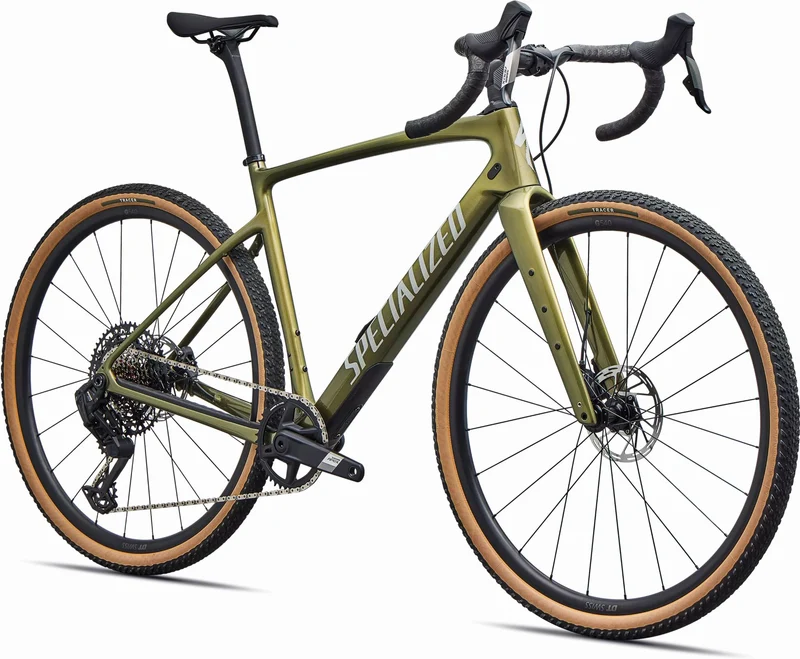 Specialized Diverge 4 Comp Carbon Gravelbike Diamant 28" Laurel Green Metallic/dolomite Metallic