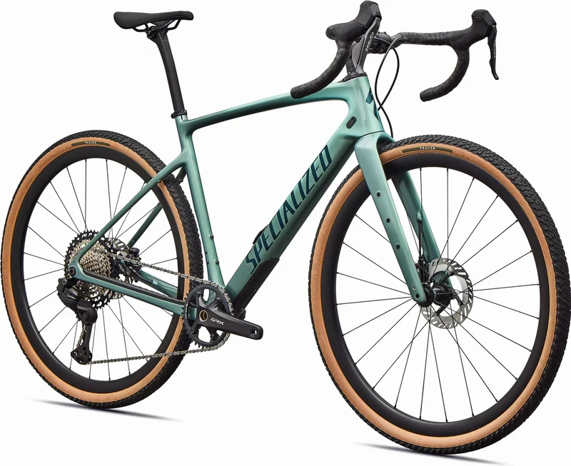 Specialized Diverge 4 Expert DI2 Gravelbike Diamant 28" Fjord Metallic/emerald Metallic