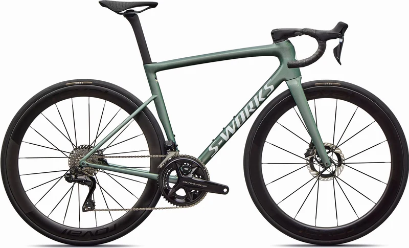Specialized S-Works Tarmac SL8 DI2 Rennrad Diamant 28" Gloss Premium Fjord Metallic/White Metallic Silver