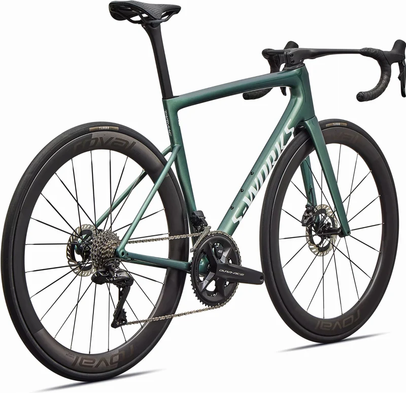 Specialized S-Works Tarmac SL8 DI2 Rennrad Diamant 28" Gloss Premium Fjord Metallic/White Metallic Silver