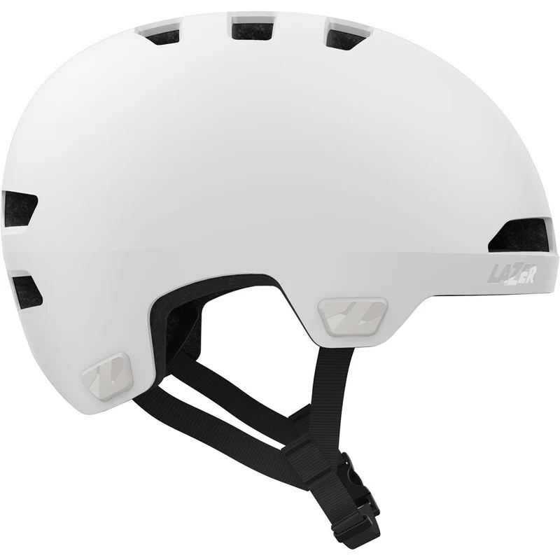 Lazer Helm Maze Jr KinetiCore Kids & Junior Matte White Unisize + Sticker