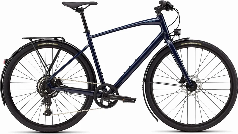 Specialized Sirrus X 2.0 EQ Trekkingrad Diamant 28" Gloss Deep Marine/Grey Blue Frost Reflective