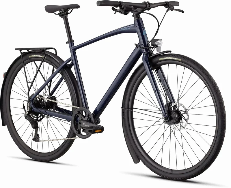 Specialized Sirrus X 2.0 EQ Trekkingrad Diamant 28" Gloss Deep Marine/Grey Blue Frost Reflective