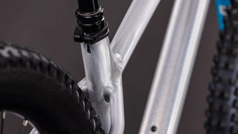 Cube Reaction TM One MTB-Hardtail Diamant rawmetal´n´blue