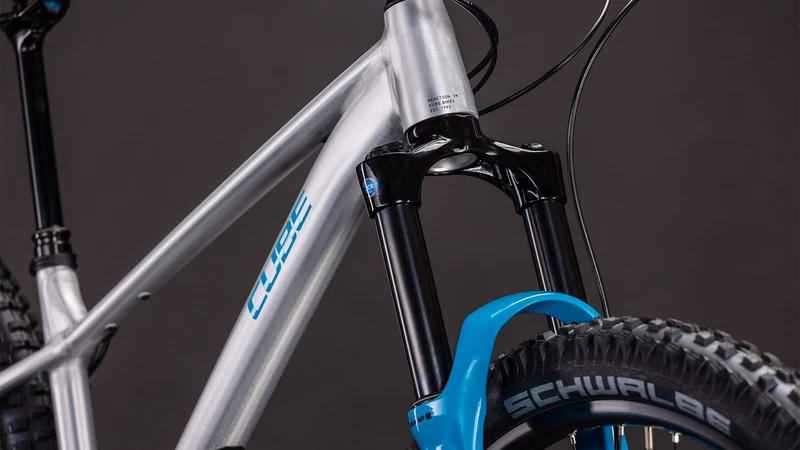 Cube Reaction TM One MTB-Hardtail Diamant rawmetal´n´blue