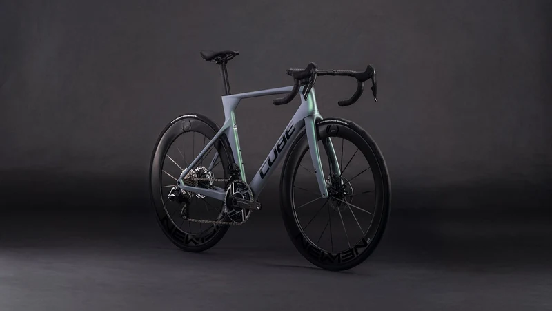 Cube Litening Aero C:68X SLX Rennrad Diamant 28" seagrey´n´black