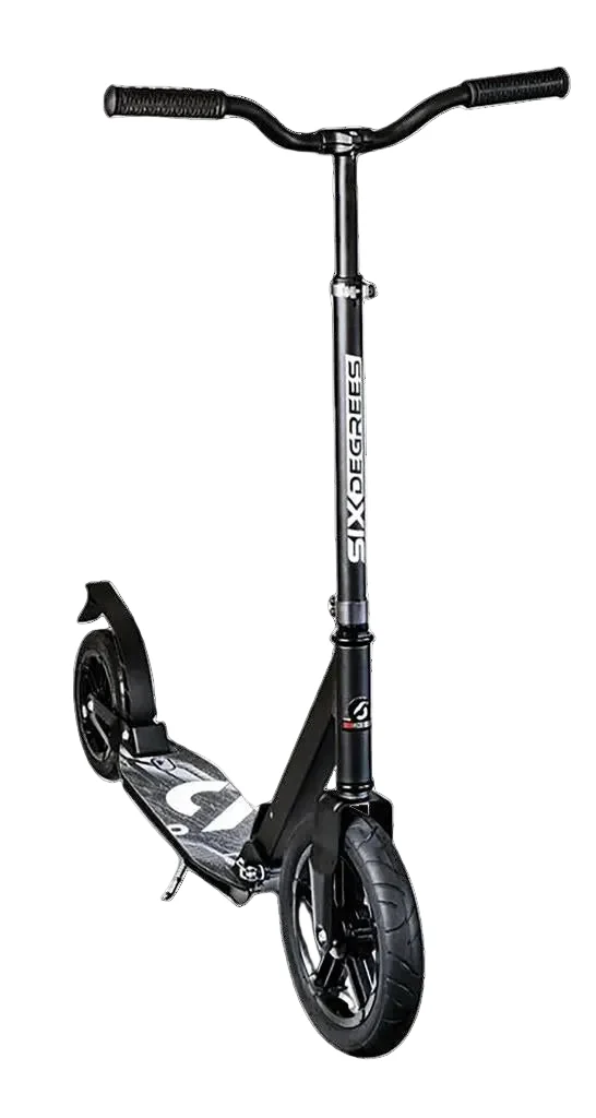 Muuwmi schwarz, 300mm/205mm Scooter Six Degrees Aluminium AIR