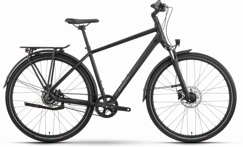 Raymon Zayn Ultra Trekkingrad Diamant 28" black stealth