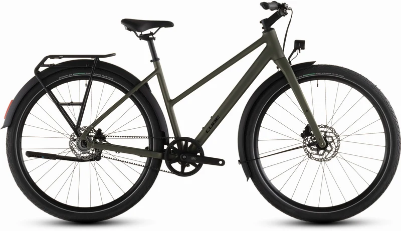 Cube Editor One FE Cityrad Trapeze 28" reedgreen´n´black