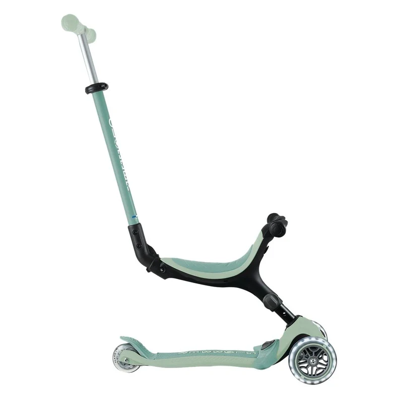Globber pistazie, 120/80mm, mit Leuchtrollen Scooter Globber Go-Up Active Lights Eco