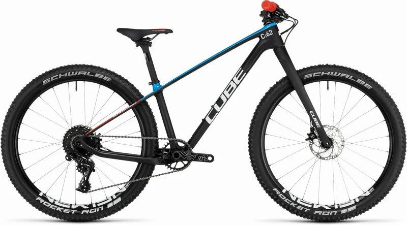 Cube Elite 240 C:62 SLX Kinderrad 24" carbon´n´blue´n´red