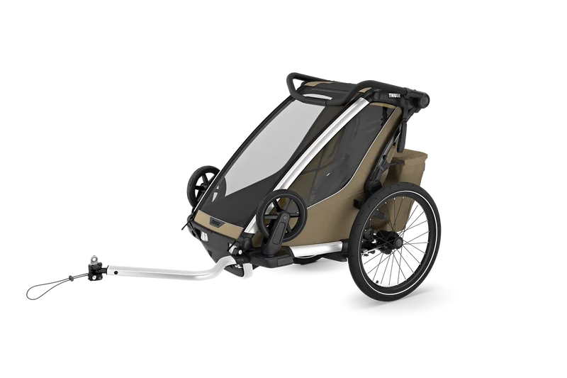 Thule Single, Faded Khaki Kinderanhänger Thule Chariot Cross 2