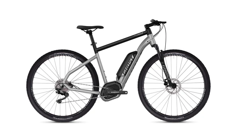 Ghost Hybride Square Cross B2.9 AL U E-Bike Diamant 29" iridium silver/jet black