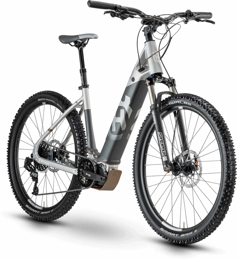 Husqvarna Gran Sport 5 E-Bike 27,5“ Silver /Anthracite / Bronte