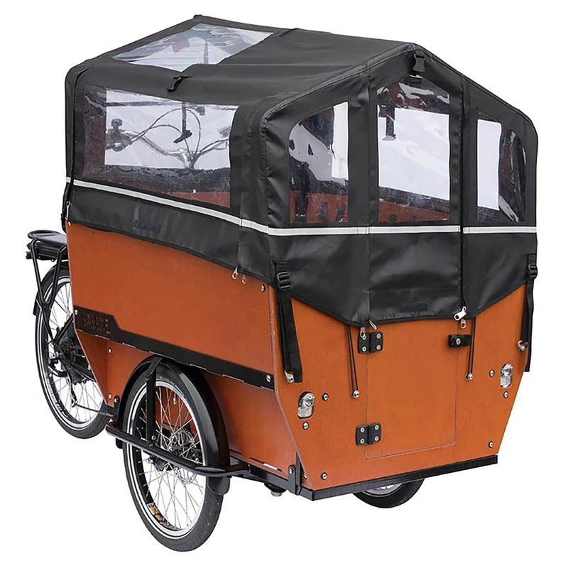 Babboe schwarz, für Max-E, PVC Regenverdeck Babboe