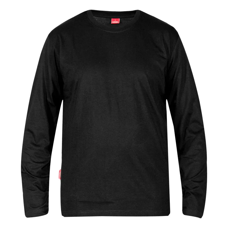 Engel Workwear - Extend Langärmliges T-Shirt // Schwarz