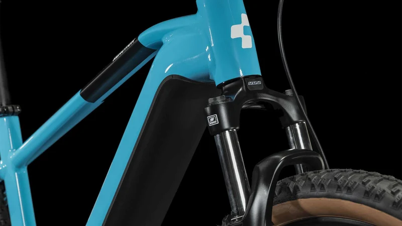 Cube Reaction Hybrid ONE 500 Wh E-Bike Easy Entry 27,5" skyblue´n´white