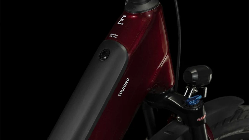 Cube Touring Hybrid EXC 500 Wh E-Bike Diamant 28" red´n´white