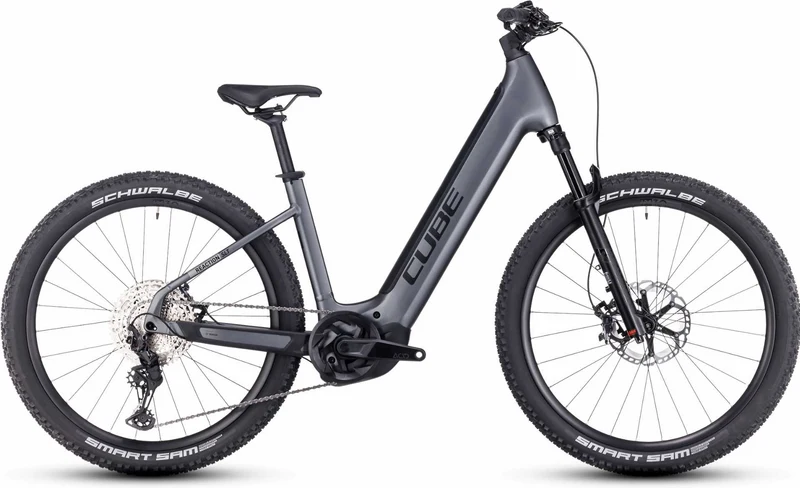 Cube Reaction Hybrid SLT 750 Wh E-Bike Easy Entry 27,5" prizmsilver´n´grey