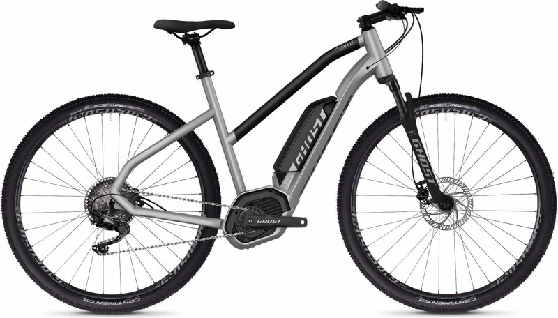 Ghost Hybride Square Cross B2.9 AL W E-Bike 29" iridium silver / jet black
