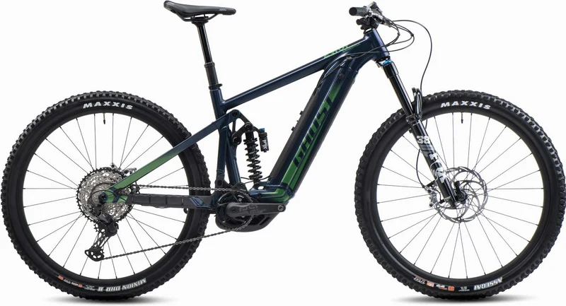 Ghost E-Riot EN AL Universal 625 Wh E-Bike Fully dark blue pearl/metallic kaki matt/glossy
