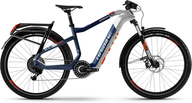 Haibike XDURO Adventr 5.0 E-Bike 27,5" Weiß/Blau/Orange