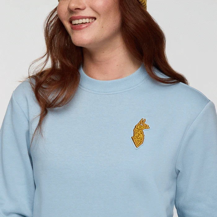 Lava Llama Crew Sweatshirt - Womens