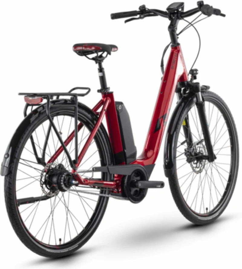 Raymon CityRay E 4.0 CB 500 Wh E-Bike Wave 28" red/black